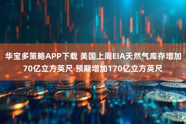华宝多策略APP下载 美国上周EIA天然气库存增加70亿立方英尺 预期增加170亿立方英尺
